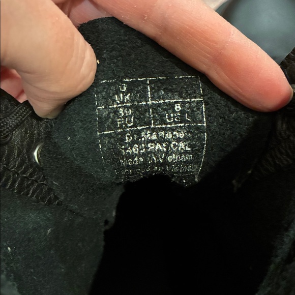 Doc marten 1469 pascal black boots sz8 - Picture 5 of 6